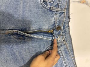 Wide Leg Denim Jeans