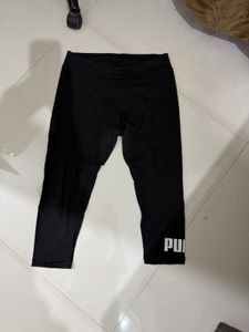 Puma Black Cropped Leggings