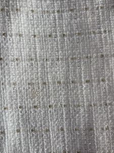Elegant White Tweed Blouse