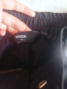 MAX Black Cargo Pants