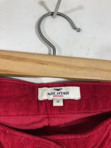 Red Slim Fit Trousers (Women’s)