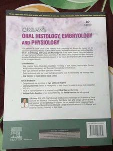 Orban's Oral Histology 16th Edition