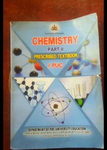 Chemistry Textbook for I PUC NCERT CBSE Part 1 & 2