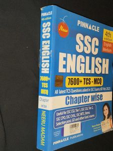Pinnacle SSC ENGLISH  book