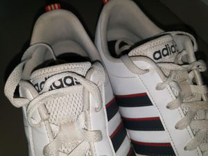 Adidas Vs Pace shoes white black red