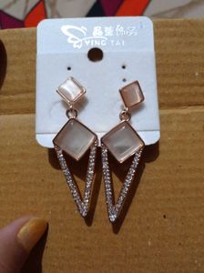 Elegant Diamond Drop Earrings