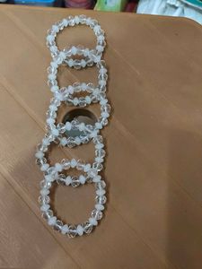Elegant Crystal Beaded Bracelets Set
