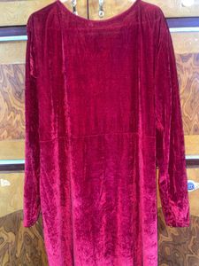 Elegant Velvet Maxi Dress XL