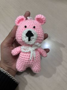 Crochet Teddy keychain