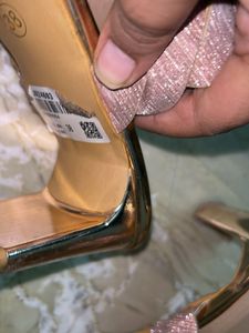 Sparkly Rose Gold Heels