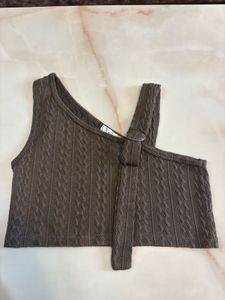 Stylish One-Shoulder Knit Top
