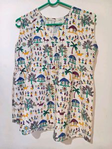 Boho Print Sleeveless Top 34"-36" Size S-M