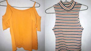 Combo 2 Tops - Cold Shoulder & Striped