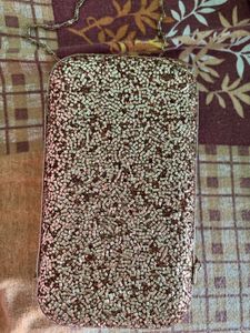 Sparkling Beaded Clutch Bag