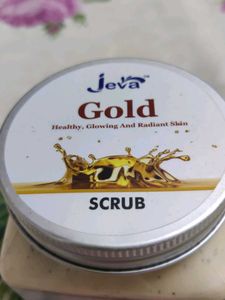 COMBO OFFER Jeva Cream &amp; Gold Scrub Set