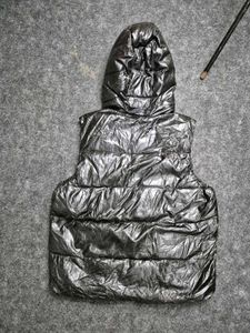 Stylish Padded Vest with Hood