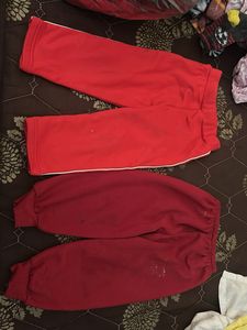 Kids Red Track Pants Bundle