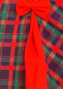 Girls dress - multicoloured checks. Age 10-13