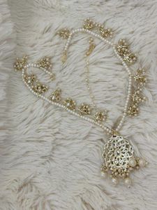 ⚡️Elegant Pearl &amp; Kundan Maang Tikka⚡️