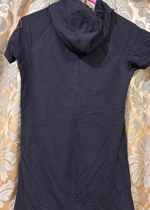 Black Hoodie T-Shirt Dress SALE