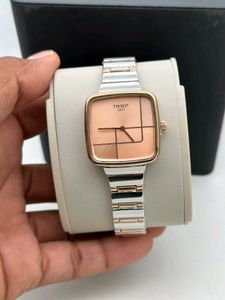 Women's Rose Gold Square Watch