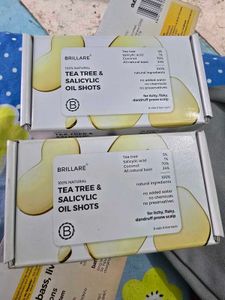 Brillare Tea Tree & Salicylic Oil Shots dandruff