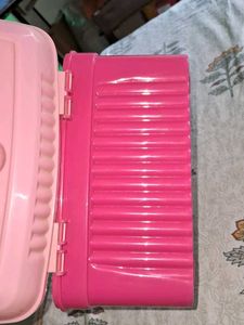 Pink Makeup Organizer Box