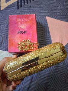 BRAND NEW NYKAA Sparkling Clutch