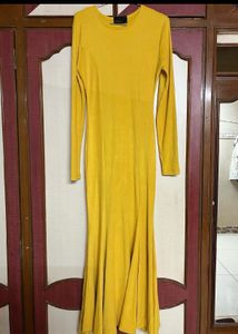 Yellow Midi Dress