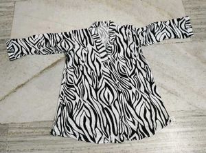 Stylish Zebra Print Kurta