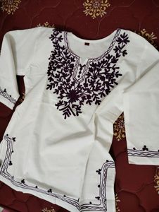 Short Pure Cotton Kurta