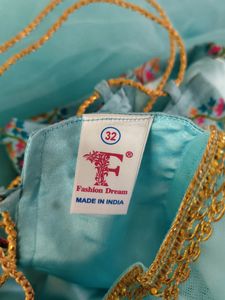 Blue Ethnic Wear Set (Girls)