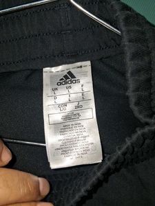 Adidas Black Striped Track Pants of 1