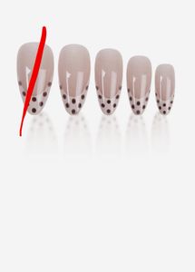Chic Polka Dot French Manicure