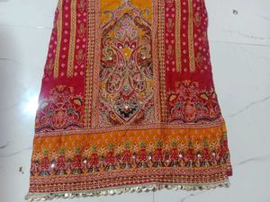 Pakistani suit with pant and dupatta