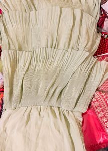 Sparkling Ethnic Gown with stylish Dup