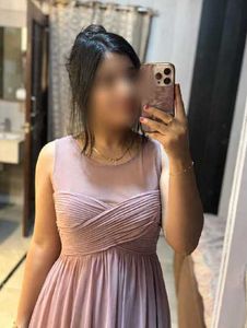 Elegant Pink Maxi Dress