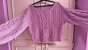 Lavender Knit Sweater