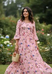 Floral Print Maxi Dress