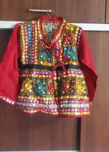 Embroidered Mirror Work Blouse