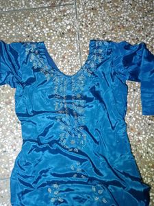 heavy silk sarara kurti