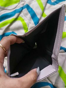Miniso Lavender Textured Wallet