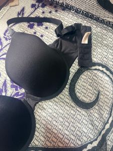 Black Padded Bra