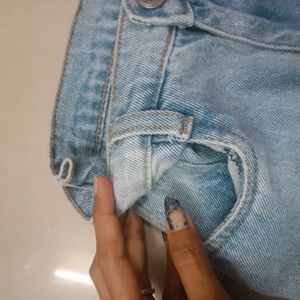 Wide Leg Torn Jeans