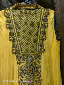 Yellow Floor Length Gown