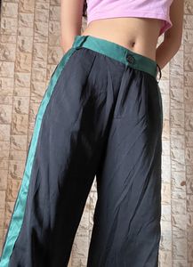 Green Strap Trousers