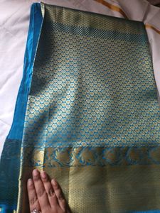 Beautiful Semi bridal Silk Saree with Blouse