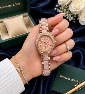Michael Kors Rose Gold & Pink Watch