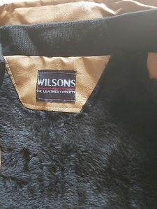 leather jacket with furr coating inside