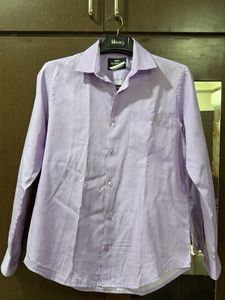 Men's Striped Button-Up Shirt